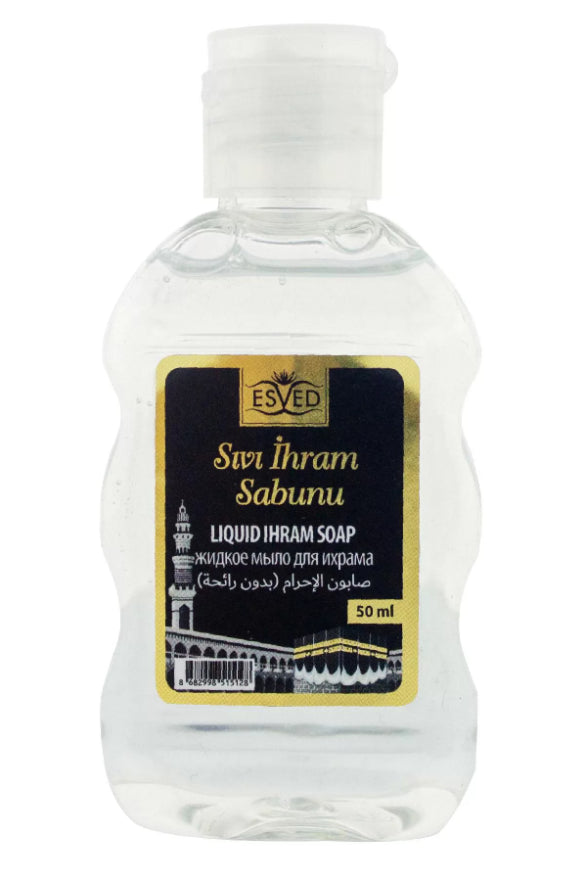 Ihram Soap Liquid Unscented Odorless Hajj & Umrah 50ml