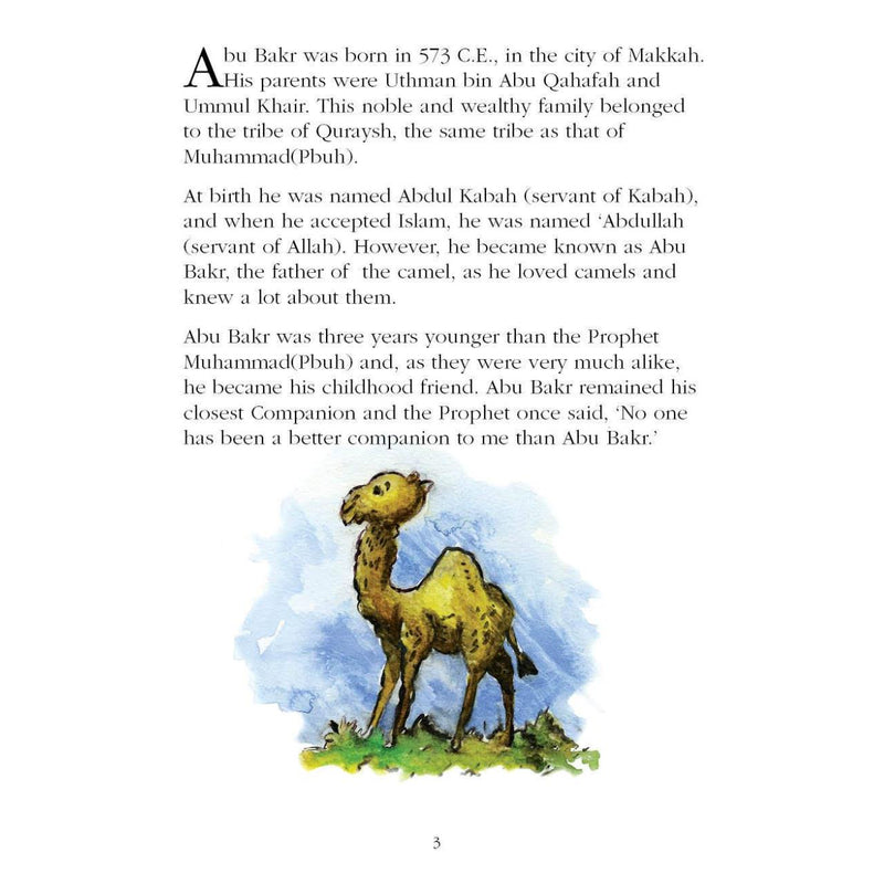 Abu Bakr Siddiq by Nafees A. Khan Islamic Storybook Children Stories Book Story