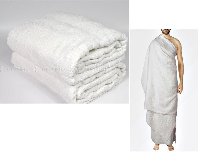 Jumbo Extra Large XL Adult Towel Ihram Cotton Cloth Hajj Umrah Ehram Ahram