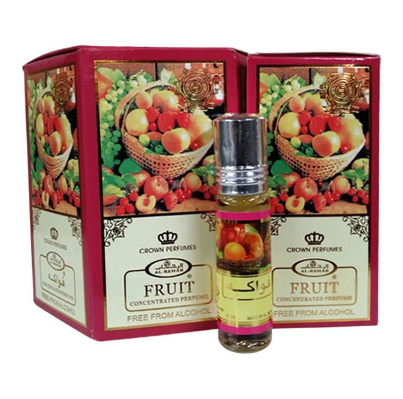 12x6ml Fruit Al Rehab Genuine Perfume Roll On Fragrance Alcohol Free Halal