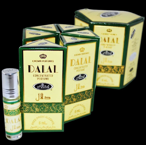 12x6ml Dalal by Al Rehab Genuine Perfume Roll On Fragrance Alcohol Free Halal
