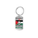 Palestine Flag Freedom, Justice & Equality Key Keyrings