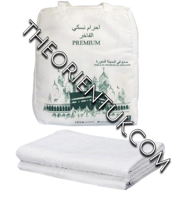 Adult Fabric Ihram Set Belt Slippers Tasbih Hajj Umrah Makkah Ehram Clothing