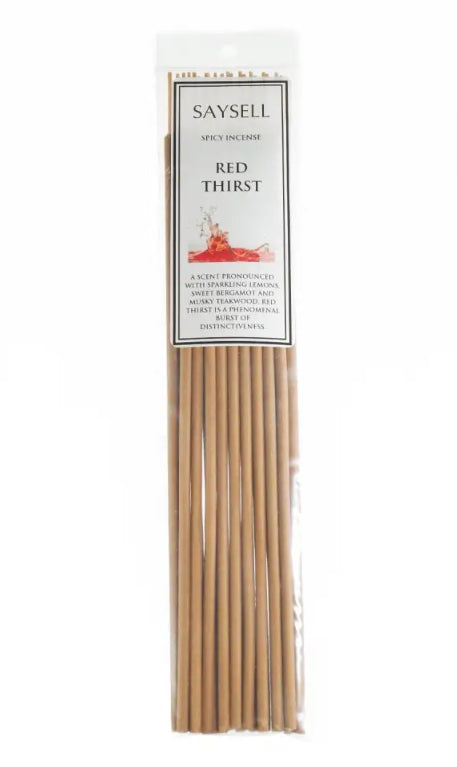 Red Thirst Saysell 20 Sticks Incense Agarbati Home Burn Fragrance Air