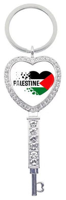 Palestine Flag Freedom, Justice & Equality Key Keyrings