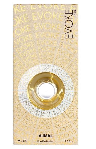 Ajmal Evoke For Her Eau De Parfum 75ml – Peppery Floral Perfume for Women