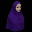 Girls Hijab Head Scarf Burqa Scarves Cotton Burka Pray Muslim Mosque Kids Islam