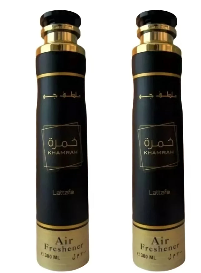 2x Khamrah Air Freshener 300ml by Lattafa