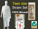 Adult Fabric Ihram Set Belt Slippers Tasbih Hajj Umrah Makkah Ehram Clothing