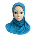 Girls Hijab Head Scarf Burqa Scarves Cotton Burka Pray Muslim Mosque Kids Islam