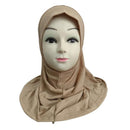Girls Hijab Head Scarf Burqa Scarves Cotton Burka Pray Muslim Mosque Kids Islam