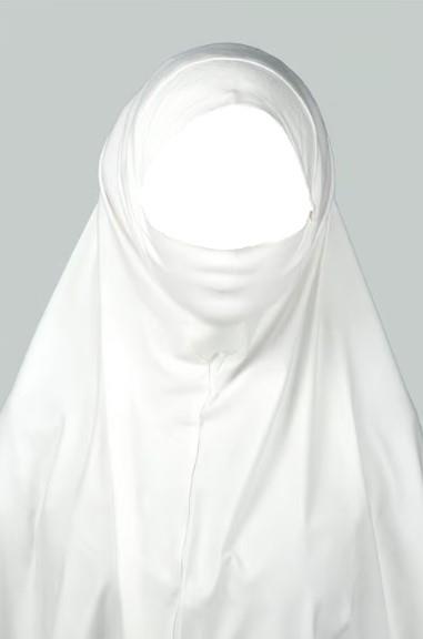One Piece Hijab Niqab Lycra Face Veil Mask (Breathable)