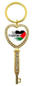 Palestine Flag Freedom, Justice & Equality Key Keyrings