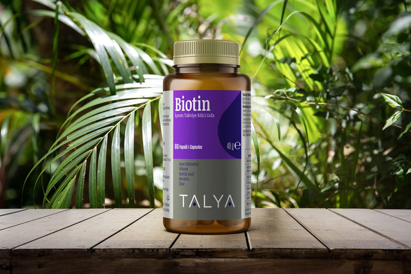 Biotin Dietary Supplement 60 Capsule by Talya