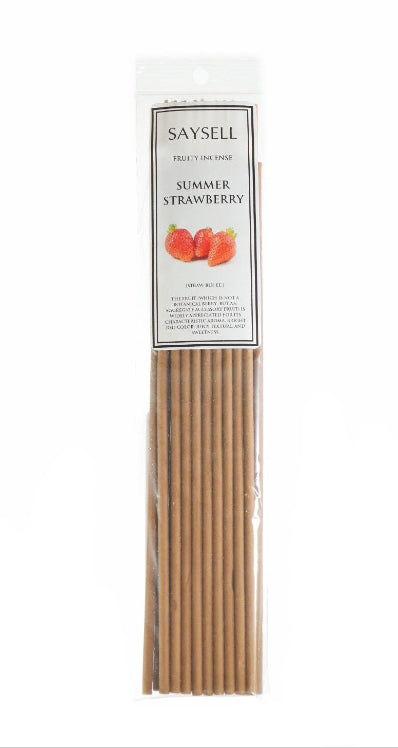 Summer Strawberry Saysell 20 Sticks Incense Agarbati Home Burn Fragrance Air