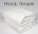 5pc Hajj Umrah Pack Kit Ihram Clothing Miswak Tasbih Slippers Book Adult Ehram