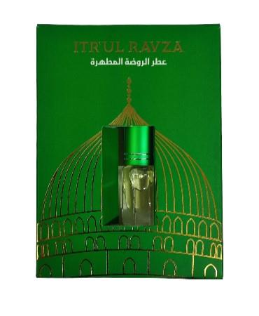 Itrul Rauza 3ml Cover Attar Oil Perfume Fragrance Roll On Halal