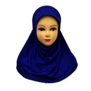 Girls Hijab Head Scarf Burqa Scarves Cotton Burka Pray Muslim Mosque Kids Islam