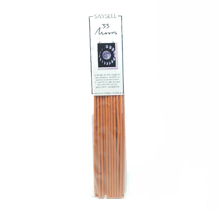 33 Moons Saysell 20 Sticks  Incense Agarbati Home Burn Fragrance Air
