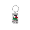 Palestine Flag Freedom, Justice & Equality Key Keyrings