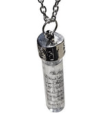 Ayat ul Kursi Zamzam Water Tube Muslim Jewellry Necklace  Pendant Charm Ayat al Kursi