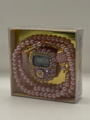 Mini Digital + 99 Bead Tasbihs Beads Finger Tally Counter Tasbeeh