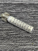 Ayat ul Kursi Glass Tube Necklace Pendant  Taweez