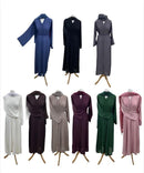 Women Abaya Jilbab Kaftan Muslim Dubai Abayas Ladies Maxi Dress Zoom material