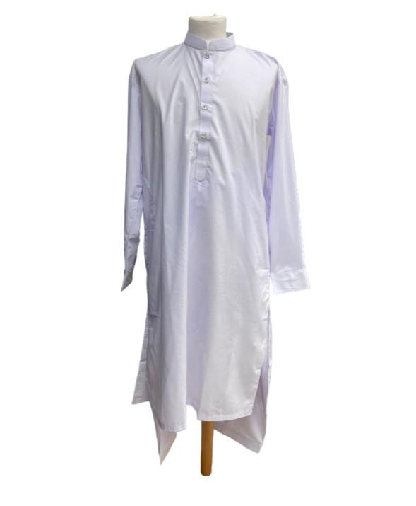 Pakistani Shalwar Salwar Kameez White Men Kurta