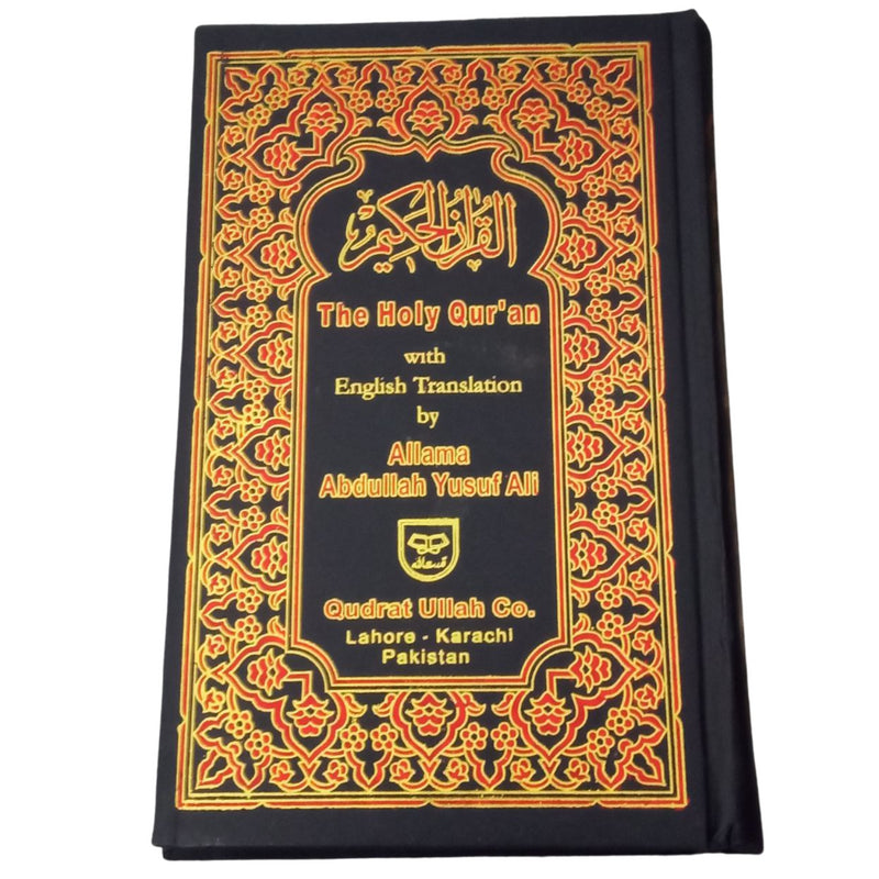 The Holy Quran with English Translation Meaning Koran Abdullah Yusuf Ali + Free Cover