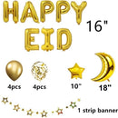 Happy Eid Helium Balloon Decoration Set (22 Balloons)
