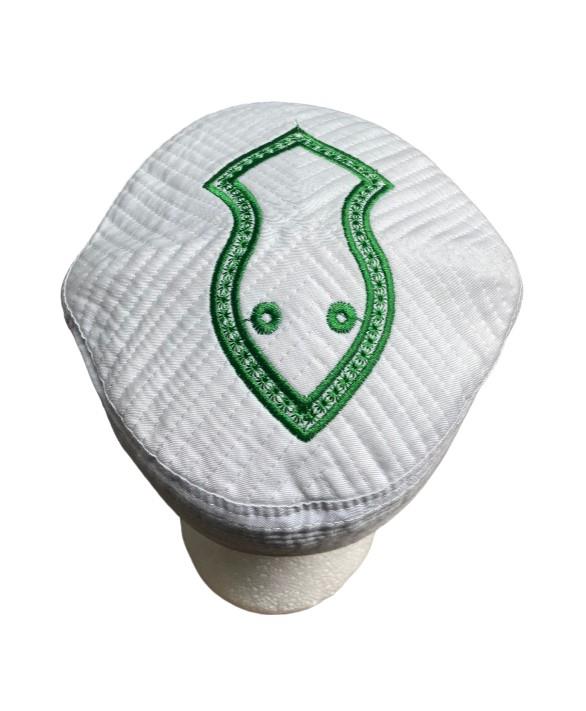 Men's Premium Islamic Plain Pattern Hard Hats Imama Amama Turban Kufi
