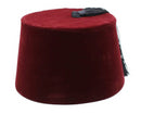 Mens Velvet Suede Turkish Fez Hats With Tassel Bellhop Cap Retro
