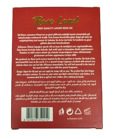 Rose Land 3ml Attar Oil Perfume Fragrance Roll On Halal