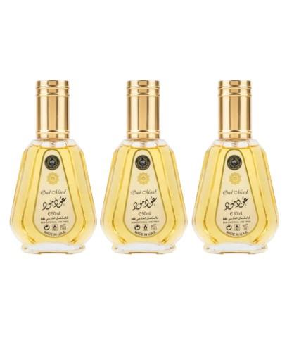 Arabic Oud Perfume 50ml x3 Ard Al Zaafaran Lattafa Dubai Travel Size Long Lasting
