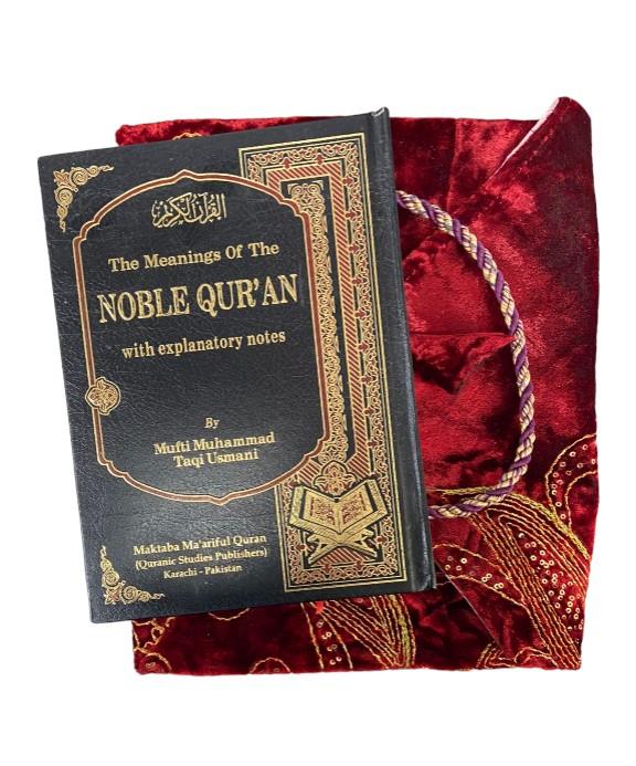 The Meanings Of The Noble Quran with explanatory notes By Mufti Muhammad Taqi Usmani + Free Cover