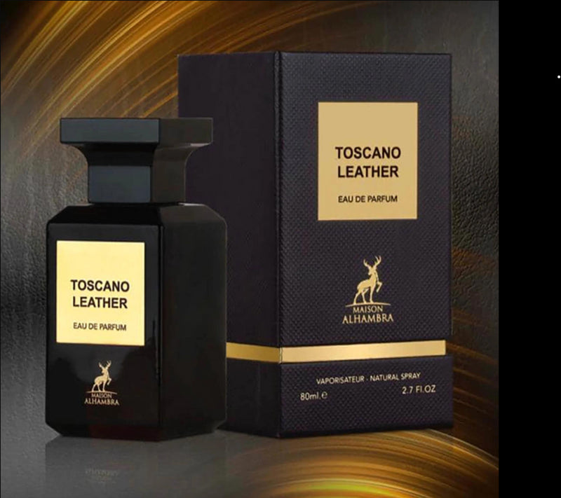 Toscano Leather Eau De Parfum 80ml by Maison Alhambra Lattafa