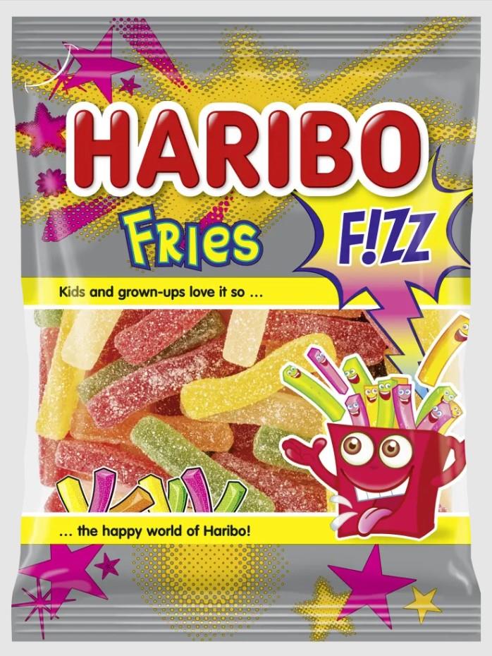 Haribo Halal Jellies Kids Children Adult Sweet Chewy Fruity Jelly [Fries Fizz]