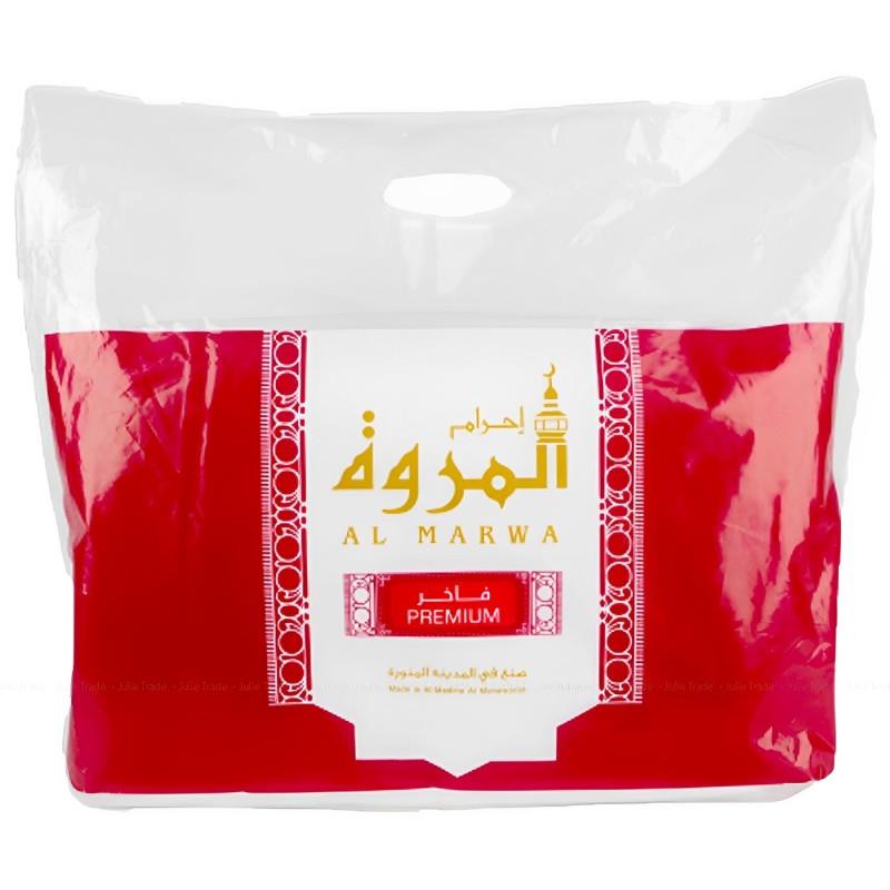 Al Marwa Red Premium Quality Adult Man Male Ihram Ehram Umrah Hajj  + Free Belt