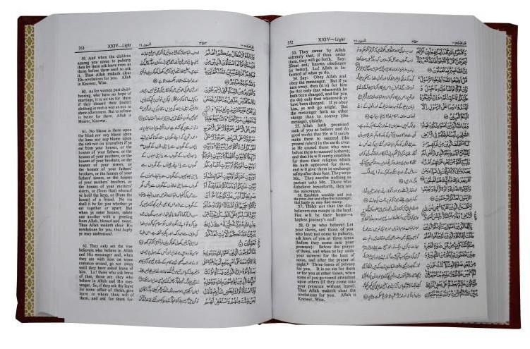 The Holy Quran with English & Urdu Translation Islamic Book