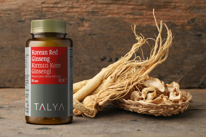 Korean Red Ginseng Dietary Supplement 60 Capsule by Talya