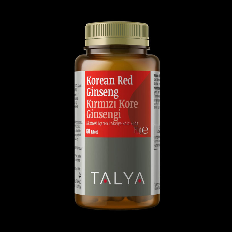 Korean Red Ginseng Dietary Supplement 60 Capsule by Talya