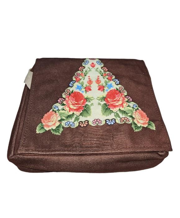 Children & Adult Decorated Roses Prayer Mat Bag Arabic Alphabet Islamic