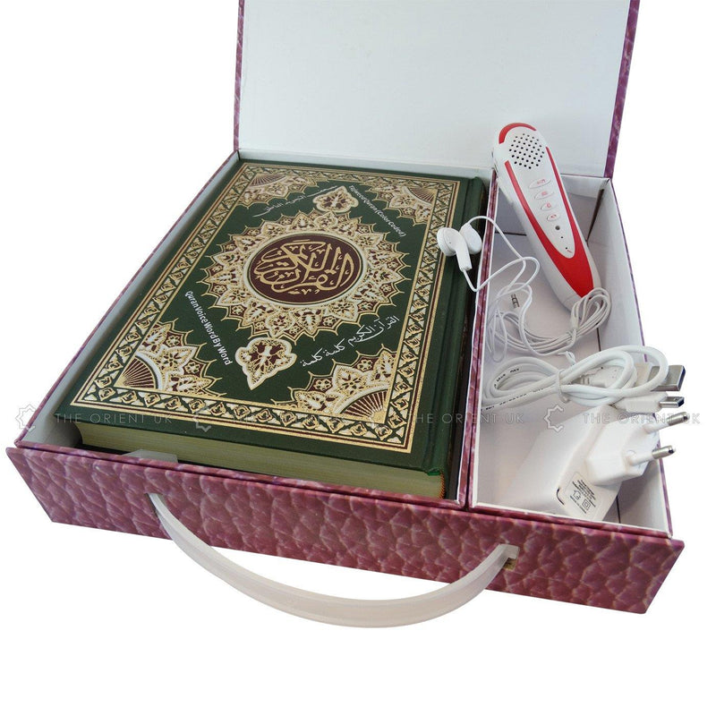 Digital Quran Reading Pen 8GB Colour Coded Qur'an + Extras Gift Islam Hajj