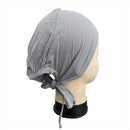 Ladies Bone Bonnet Cap Tie Tube Under Hijab Scarf Band Hat Chemo Girls Women