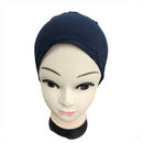 Ladies Bone Bonnet Cap Tie Tube Under Hijab Scarf Band Hat Chemo Girls Women