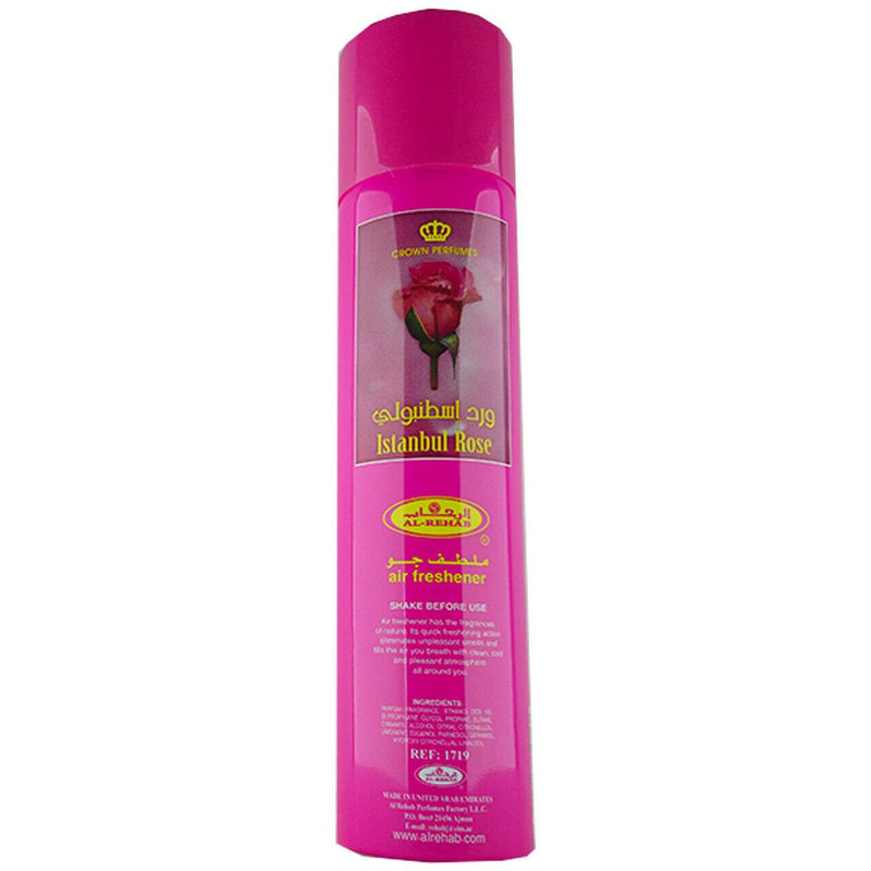 300ml Istanbul Rose Al Rehab Air Freshener Arab Genuine Fragrance Incense Spray