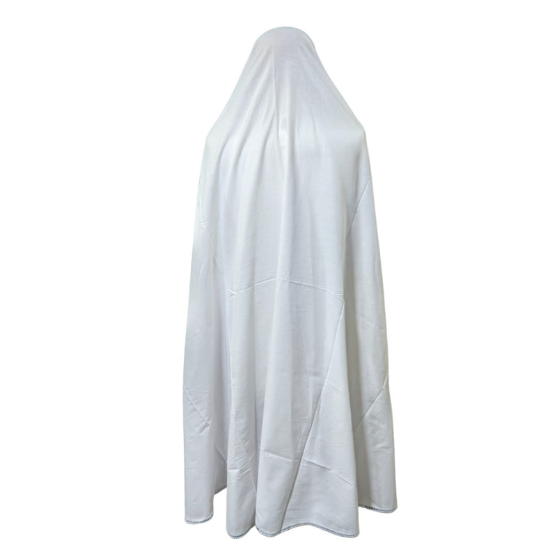Ladies Large Burqa Hijab Cotton Salah Namaz Mosque Pray Scarf Adult Women Umrah