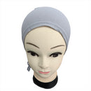 Ladies Bone Bonnet Cap Tie Tube Under Hijab Scarf Band Hat Chemo Girls Women