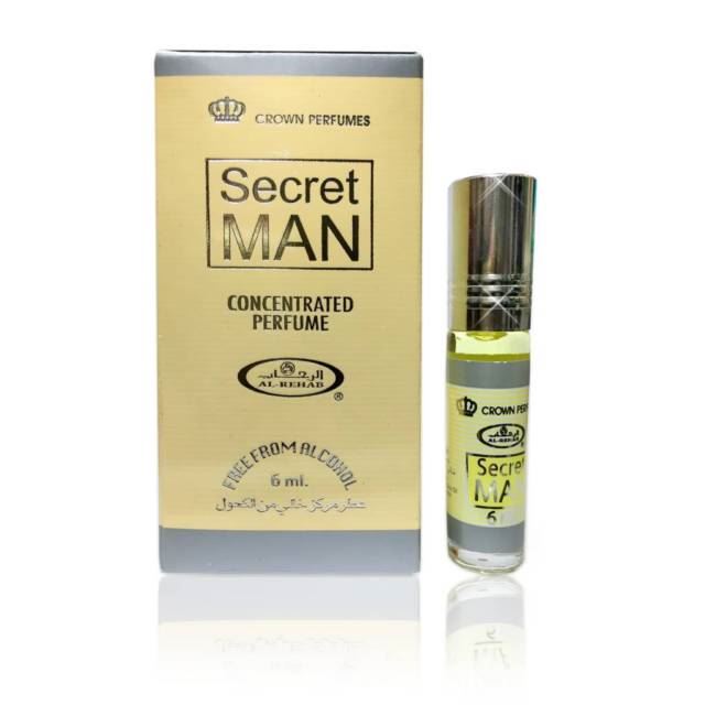 1x6ml Secret Man Al Rehab Genuine Perfume Roll Fragrance Oil Alcohol Free Halal
